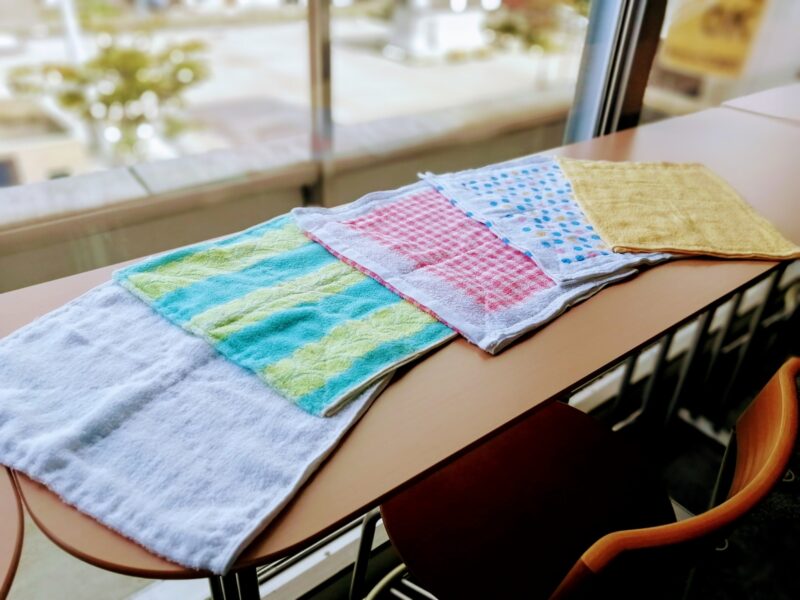 福祉施設に雑巾をお贈りする取組み（市町連女性部会）